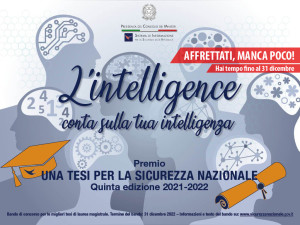 Premio “Una tesi per la sicurezza nazionale”